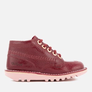 Kickers Kids' Kick Hi Boots - Burgundy