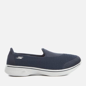 Skechers Women's Go Walk 4 Pursuit Trainers - Navy/Grey