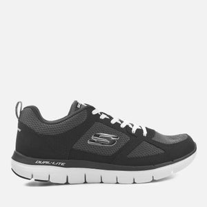 Skechers Men's Flex Advantage 2.0 Trainers - Black/White