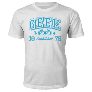 Geek Established 1970's T-Shirt- White