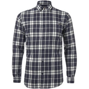 Jack & Jones Originals Men's Bravo Long Sleeve Check Shirt - Peacoat