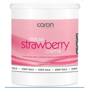 Caronlab Strawberry Crème Microwaveable Strip Wax 800ml