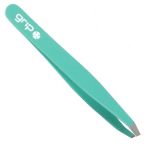 Caronlab Grip Tweezers: Claw Slanted Tip - Gm3 Matte Aqua