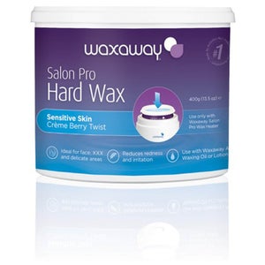 Waxaway By Caron Salon Creme Berry Twist Pro Hard Wax 400g