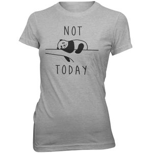 Not Today Panda Women's Slogan T-Shirt