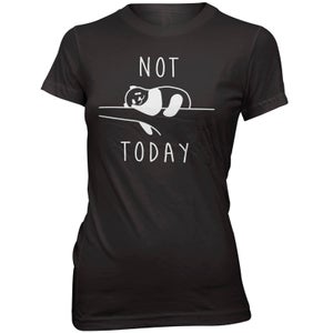 Not Today Panda Women's Slogan T-Shirt