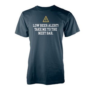 Vo Maria Beer Alert Men's Navy T-Shirt