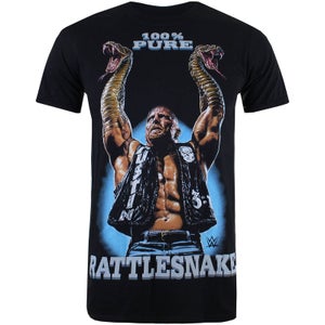 WWE Stone Cold Rattlesnake Männer T-Shirt - Schwarz