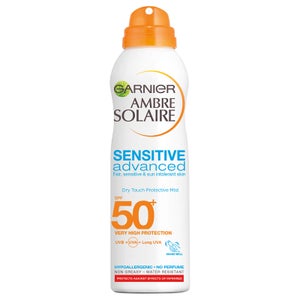 Ambre Solaire Sensitive Hypoallergenic Dry Mist Sun Cream Spray SPF50 200ml