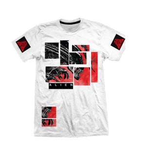 Alien Covenant Abstract Men's White T-Shirt