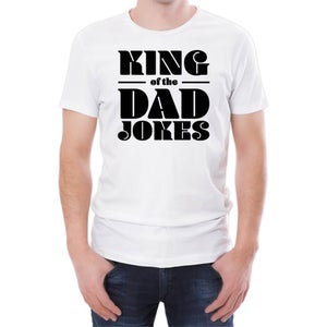 King Of The Dad Jokes Men's White T-Shirt