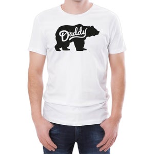 Daddy Bear Men's White T-Shirt