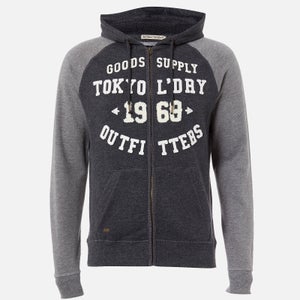 Tokyo Laundry Men's Arapaho Forest Zip Through Hoody - Grey Marl