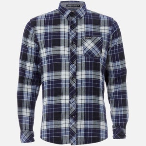 Tokyo Laundry Men's Nashville Flannel Long Sleeve Shirt - Blue Depths
