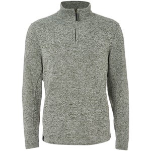 Dissident Men's Canterbury Zip Down Sweatshirt - Grey Fleck