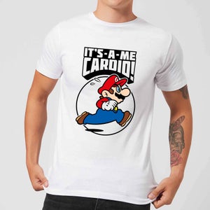 Nintendo Super Mario Cardio Men's White T-Shirt