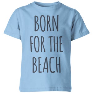 My Little Rascal Born for the Beach Kids' T-Shirt - Light Blue