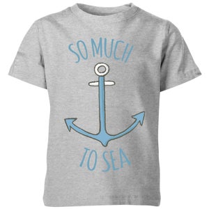 My Little Rascal Kids So Much to Sea Grey T-Shirt