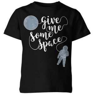 My Little Rascal Kids Give Me Some Space Black T-Shirt