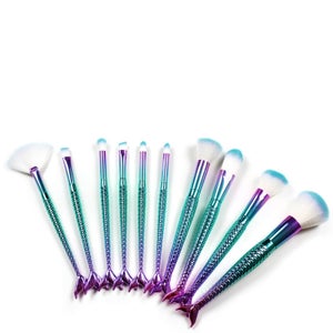 Niko Pro Tools 10 Piece Mermaid Brush Set