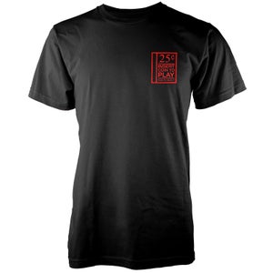 25cents Insert Coin To Play Men's Black T-Shirt