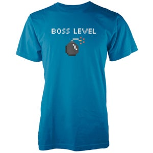 Boss Level Men's Blue T-Shirt