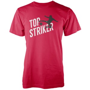 Top Striker Men's Red T-Shirt