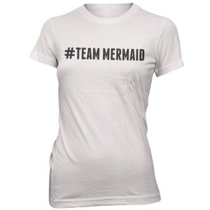 Hashtag Team Mermaid Women's White T-Shirt