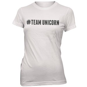 Hashtag Team Unicorn Women's White T-Shirt