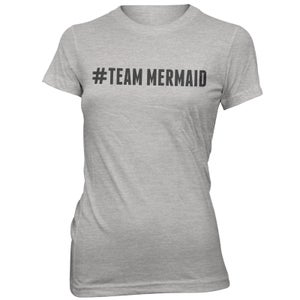Hashtag Team Mermaid Women's Grey T-Shirt