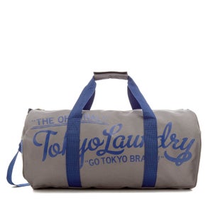 Tokyo Laundry Men's Gym Bag - Dorean Gray/Sapphire