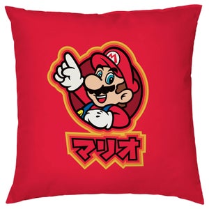 Housse de coussin Kanji Mario Nintendo