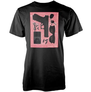 Chase Me Men's Black T-Shirt