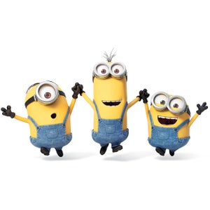 Despicable Me Minions Jump 50 x 100cm Canvas Print