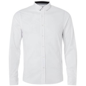Brave Soul Men's Tudor Shirt - White
