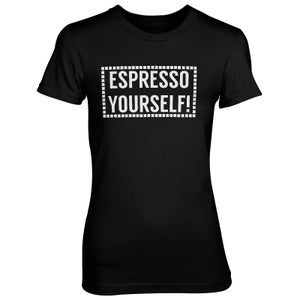 Espresso Yourself! Women's Black T-Shirt