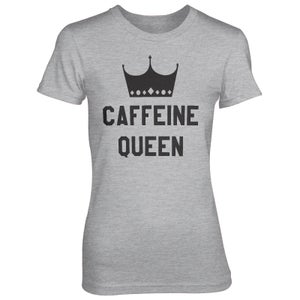 Caffeine Queen Women's Grey T-Shirt