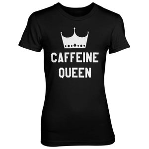 Caffeine Queen Women's Black T-Shirt