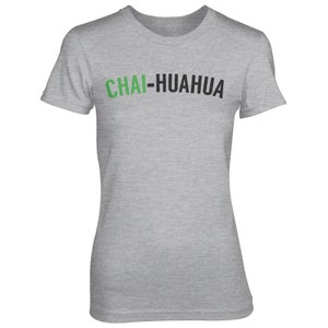 Chai-huahua Women's Grey T-Shirt