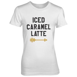 Iced Caramel Latte Women's White T-Shirt