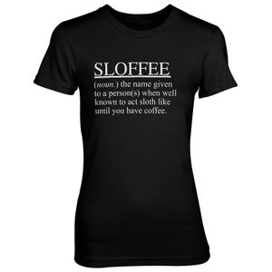 Sloffee Women's Black T-Shirt