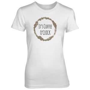 It's Coffee O'Clock Women's White T-Shirt