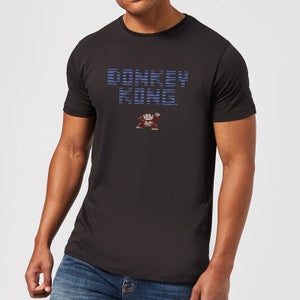 Nintendo Retro Donkey Kong Logo Men's Black T-Shirt