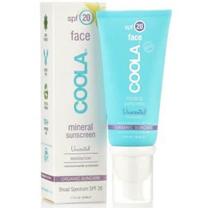 Coola Mineral Face SPF 20 Unscented Cream