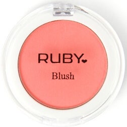 RUBY Professional Powder Blush in Coral
