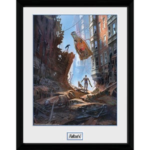 Fallout 4 Street Scene - 16 x 12 Inches Framed Photograph