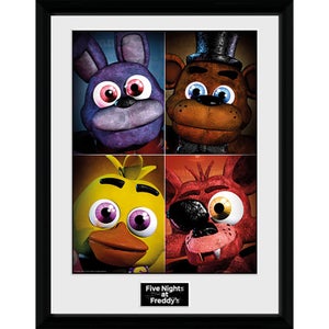 Five Nights at Freddy's Quad - 16 x 12 Inches Framed Photograph