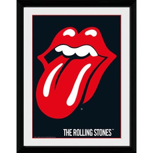 The Rolling Stones Lips - 16 x 12 Inches Framed Photograph