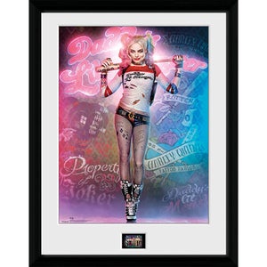 Suicide Squad Harley Quinn Stand - 16 x 12 Inches Framed Photograph