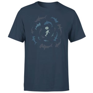 Great White Mean Navy T-Shirt